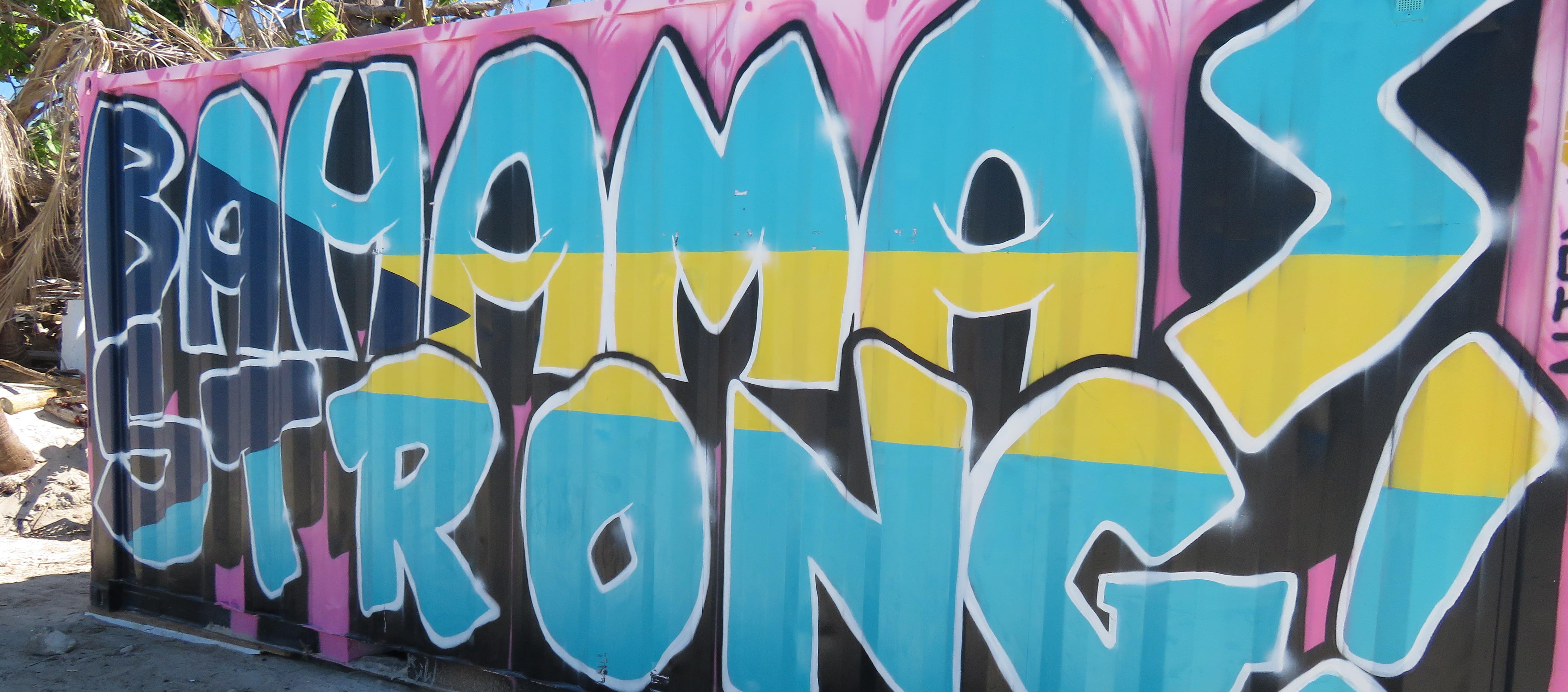 Graffiti of Bahamas Strong