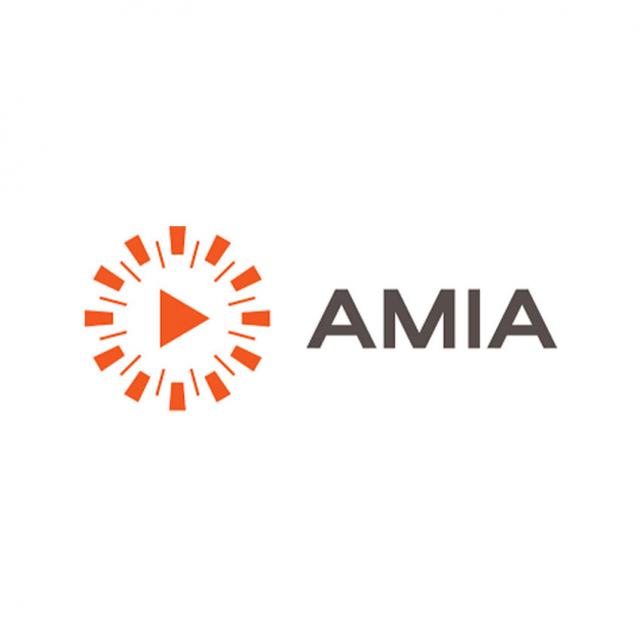 AMIA logo - The Association of Moving Image Archivists
