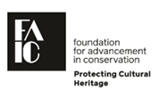 black text on a white field reads FACI Foundation for Advancement in Conservation, protecting cultural heritage